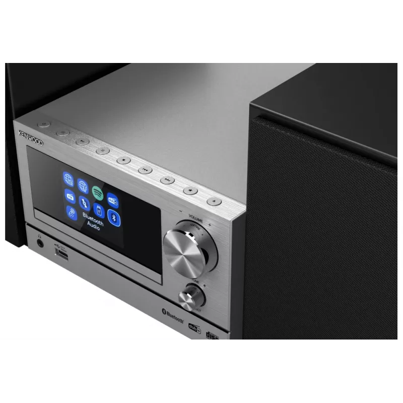 Kenwood M-7000S Namų audio mini sistema 30 W Sidabrinė