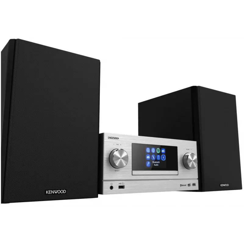 Kenwood M-9000S Namų audio mini sistema 50 W sidabrinė