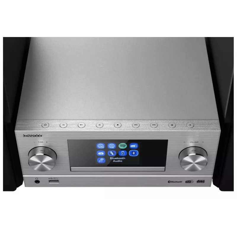 Kenwood M-9000S Namų audio mini sistema 50 W sidabrinė