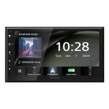 Kenwood DMX6523DABS automobilinis medijos imtuvas juodas su Wi-Fi ir Bluetooth