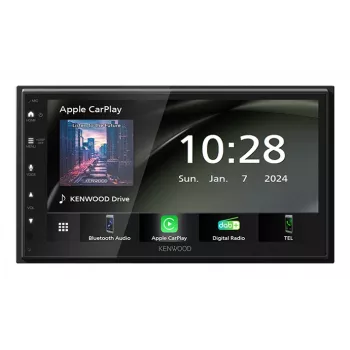 Kenwood DMX6523DABS automobilinis medijos imtuvas juodas su Wi-Fi ir Bluetooth
