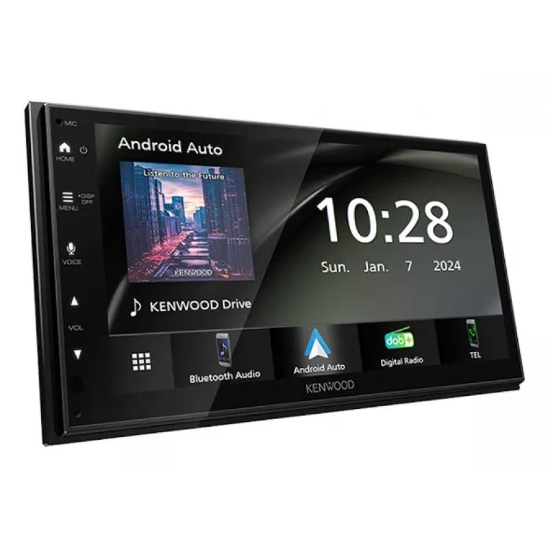 Kenwood DMX6523DABS automobilinis medijos imtuvas juodas su Wi-Fi ir Bluetooth
