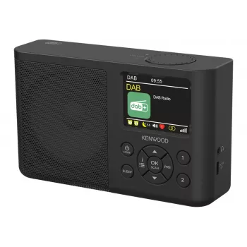 Kenwood CR-M33DAB nešiojamasis DAB+ radijo imtuvas, juodas