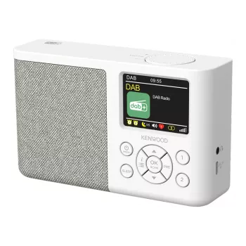 Kenwood CR-M33DAB nešiojamas DAB+ radijas Baltas