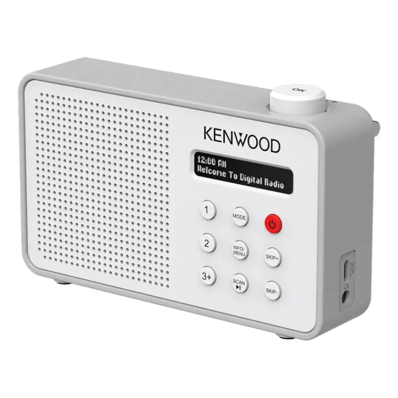 Kenwood CR-M25DAB-W nešiojamas radijo imtuvas skaitmeninis baltas