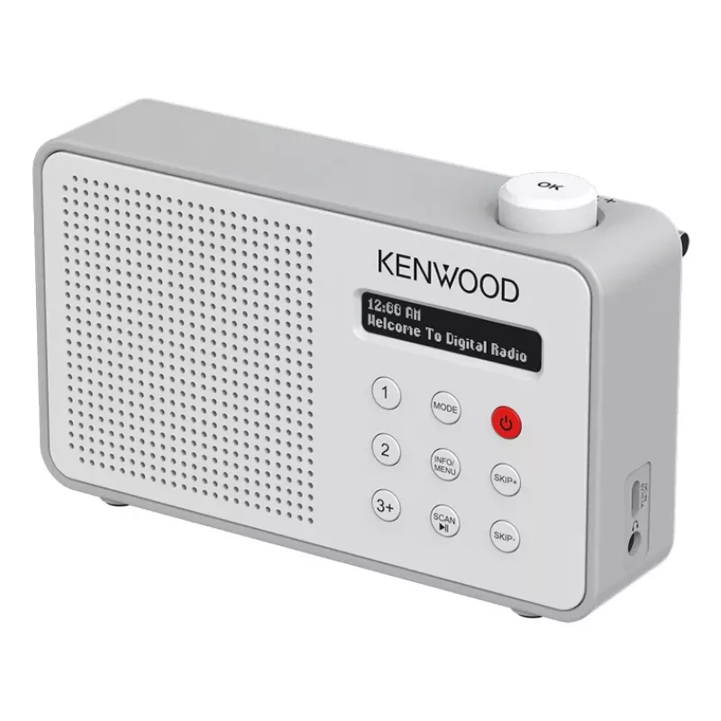 Kenwood CR-M25DAB-W nešiojamas radijo imtuvas skaitmeninis baltas