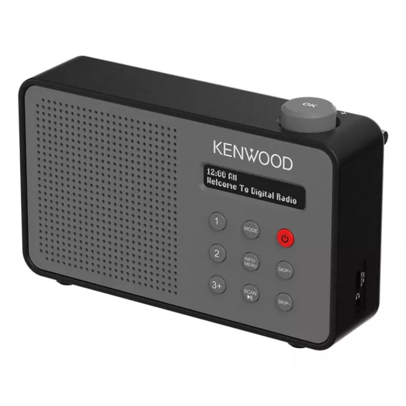 Kenwood CR-M25DAB-H nešiojamas skaitmeninis radijas, pilka spalva