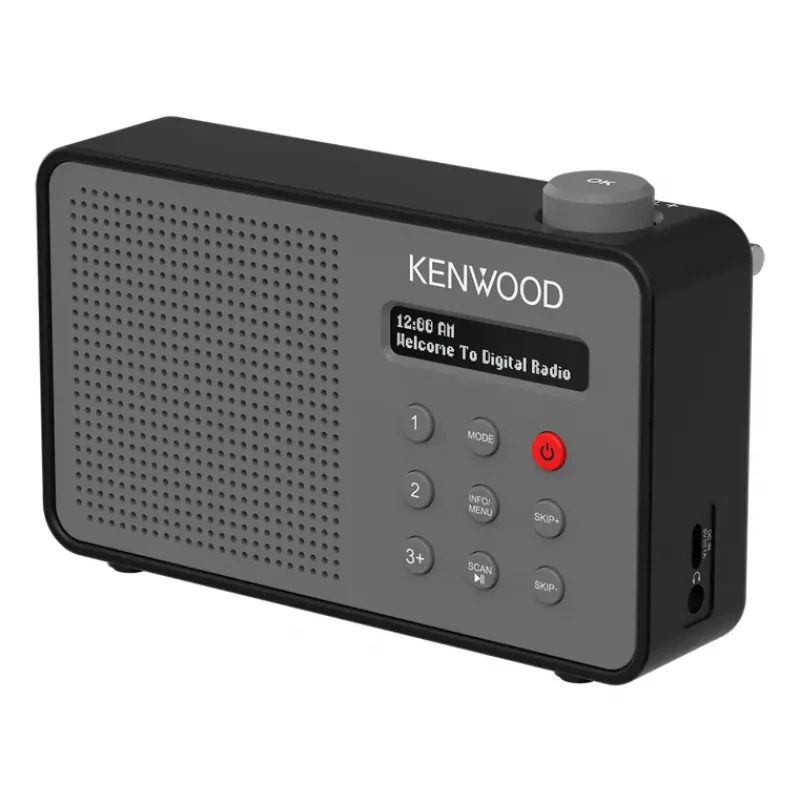 Kenwood CR-M25DAB-H nešiojamas skaitmeninis radijas, pilka spalva