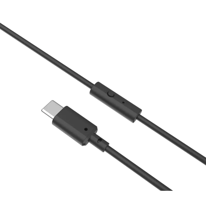 Verbatim TruSound USB-C ausinės, laidinės, kasdieniniam naudojimui, 20-20000 Hz, 200.9 g, juodos