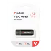 Verbatim V200 Metal USB Drive 64GB, 64 GB, USB Type-A, 3.2 Gen 1 (3.1 Gen 1), 200 MB/s, dangtelis, juoda