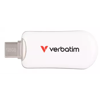 Verbatim Plectra USB-C atmintukas baltas 128GB