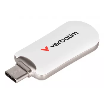 Verbatim Plectra USB-C atmintukas baltas 256GB, 256 GB, USB Type-C, 3.2 Gen 1 (3.1 Gen 1), 100 MB/s, be dangtelio, baltas