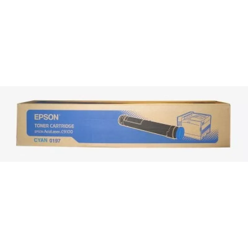 Epson AL-C9100 Toner Cyan 12k, žalsvai mėlyna, 1 vnt.