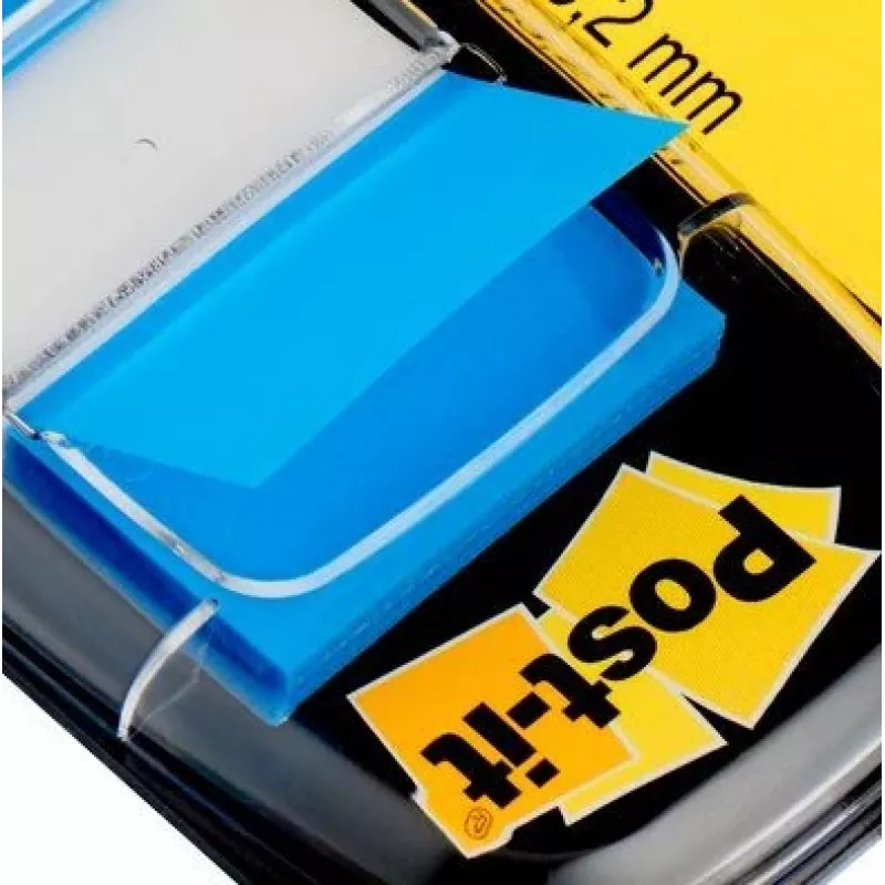 Lipni etiketė 3M I680-2 mėlyna stačiakampė nuimama 50 vnt.