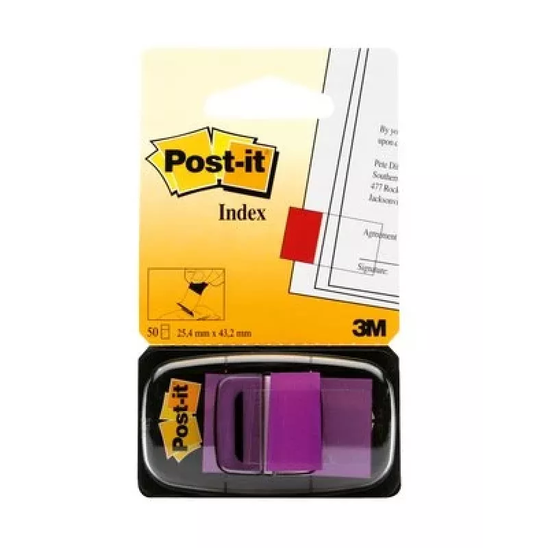 Lipnios žymeklės 3M 680-8 violetinės (50 vnt.)