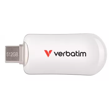 Verbatim Plectra USB-C atmintukas baltas 512GB
