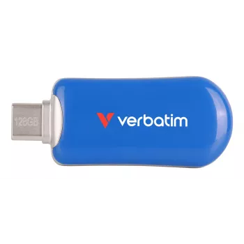 Verbatim Plectra USB-C atmintukas mėlynas 128 GB, 128 GB, USB Type-C, 3.2 Gen 1 (3.1 Gen 1), 100 MB/s, be dangtelio, mėlynas