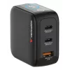 Verbatim Mini GaN 65W įkroviklis su ekranu, vidaus, AC, 20 V, juodas