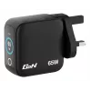 Verbatim Mini GaN 65W įkroviklis su ekranu, vidaus, AC, 20 V, juodas