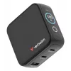 Verbatim Mini GaN Įkroviklis 100W su Ekranu, Vidinis, AC, 20 V, Juodas