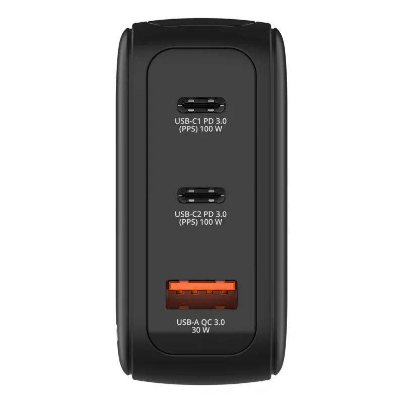 Verbatim Mini GaN Įkroviklis 100W su Ekranu, Vidinis, AC, 20 V, Juodas