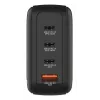 Verbatim Mini GaN įkroviklis 140W su ekranu, vidinis, AC, 28 V, juodas
