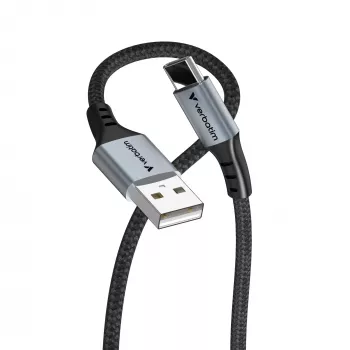 Verbatim Sync & Charge kabelis USB-A į USB-C 120 cm, 1,2 m, USB A, USB C, USB 2.0, 0,48 Gbit/s, Juoda