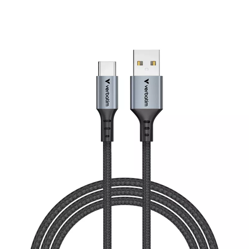 Verbatim Sync & Charge kabelis USB-A į USB-C 120 cm, 1,2 m, USB A, USB C, USB 2.0, 0,48 Gbit/s, Juoda