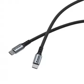 Verbatim Sync & Charge kabelis - 100W USB-C į USB-C 120 cm, 1,2 m, USB C, USB C, USB 2.0, 0,48 Gbit/s, Juoda
