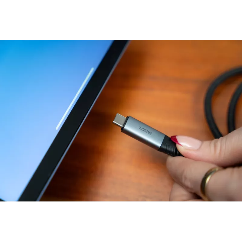 Verbatim Sync & Charge kabelis - 100W USB-C į USB-C 120 cm, 1,2 m, USB C, USB C, USB 2.0, 0,48 Gbit/s, Juoda