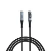 Verbatim Sync & Charge USB C į USB C 100W Display 120 cm, 1,2 m, USB C, USB C, USB 2.0, 0,48 Gbit/s, Juoda