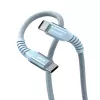Verbatim Sync & Charge Magnetic Cable USB-C į USB-C 60W 120 cm mėlyna
