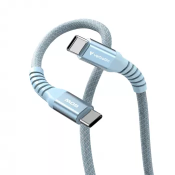 Verbatim Sync & Charge Magnetic Cable USB-C į USB-C 60W 120 cm mėlyna