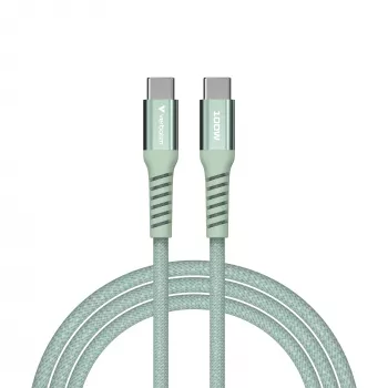 Verbatim Sync & Charge Magnetic Cable - 100W USB-C į USB-C 120 cm Žalia