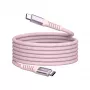 Verbatim Sync & Charge Magnetic Cable USB-C į USB-C 100W 120 cm Rožinis