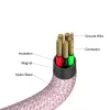 Verbatim Sync & Charge Magnetic Cable USB-C į USB-C 100W 120 cm Rožinis