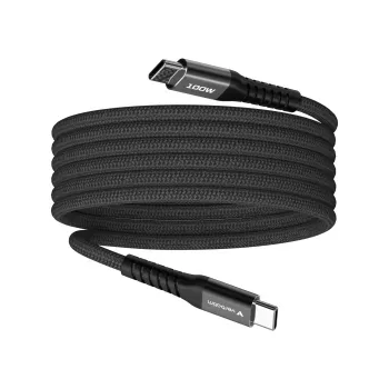 Verbatim Sync & Charge Magnetic Cable USB-C į USB-C 100W 120 cm Juoda