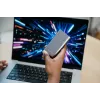 Verbatim TurboMetal SSD USB4 1TB USB Type-C USB4 Gen 2x2 sidabrinis