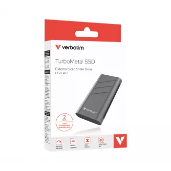 Verbatim TurboMetal SSD USB4 2TB sidabrinis