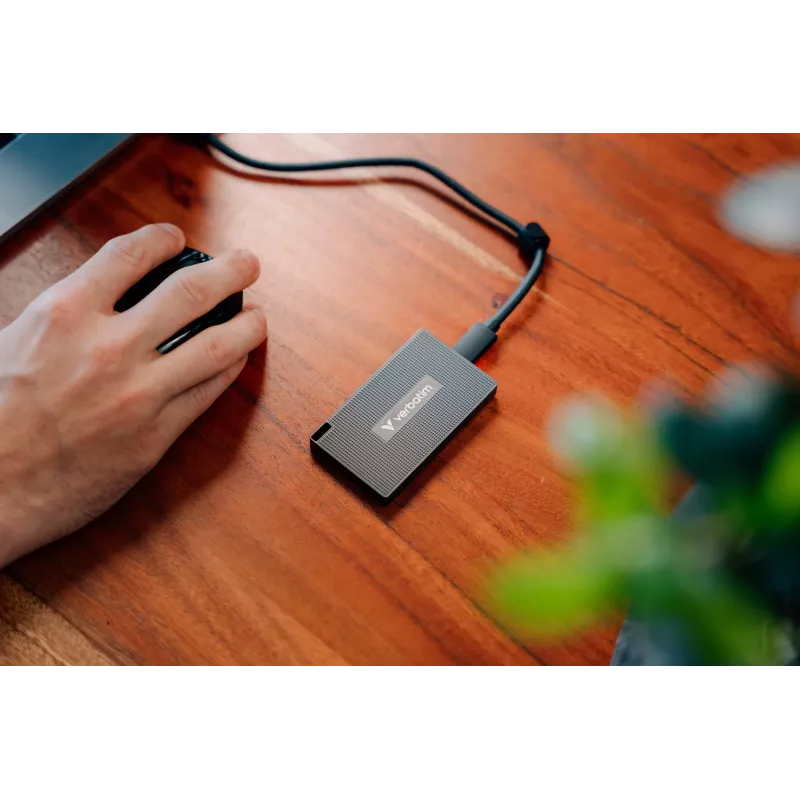 Verbatim Metal Mini SSD USB-C 3.2 Gen 2x2 512 GB pilka
