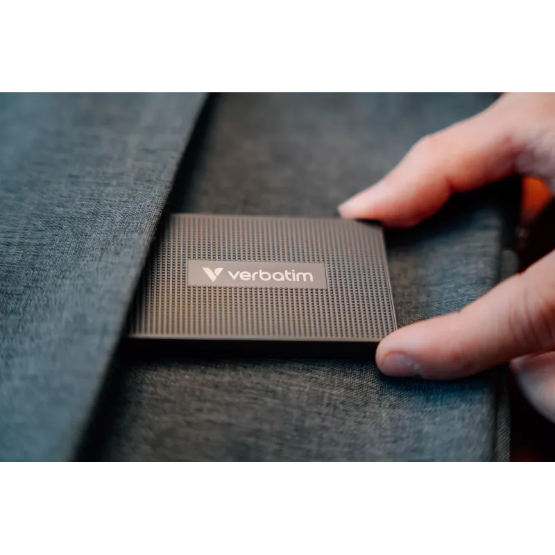 Verbatim Metal Mini SSD USB-C 3.2 Gen 2x2 1 TB, pilka