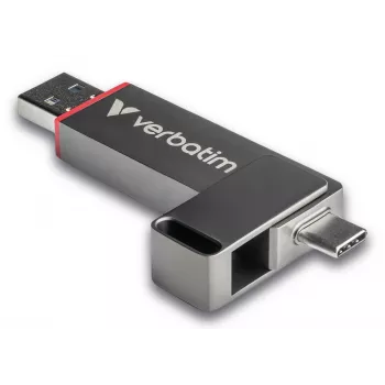 Verbatim Dual QuickStick USB atmintinė 512 GB USB Type-A / USB Type-C 3.2 Gen 1 (3.1 Gen 1) Pilka