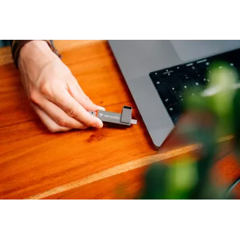 Verbatim Dual QuickStick USB atmintinė 512 GB USB Type-A / USB Type-C 3.2 Gen 1 (3.1 Gen 1) Pilka
