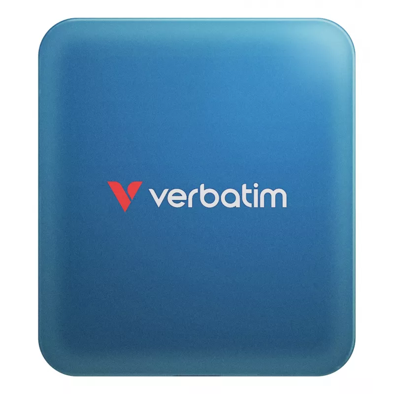 Verbatim SnapBack SSD 2TB Blue Metallic, 2 TB, USB Type-C, USB 3.2 Gen 2x2, 2000 MB/s, 20 Gbit/s, mėlyna
