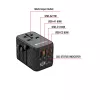 Verbatim UTA-05 65W GaN III universalus kelioninis adapteris su 2 x USB-C PD & QC 4+ ir 2 x USB-A prievadais