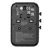 Verbatim UTA-05 65W GaN III universalus kelioninis adapteris su 2 x USB-C PD & QC 4+ ir 2 x USB-A prievadais