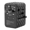 Verbatim UTA-05 65W GaN III universalus kelioninis adapteris su 2 x USB-C PD & QC 4+ ir 2 x USB-A prievadais