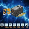 Verbatim UTA-06 100W GaN III Universalus kelioninis adapteris su 2 x USB-C PD & QC 4+ ir 2 x USB-A QC 3.0 prievadais