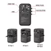 Verbatim UTA-06 100W GaN III Universalus kelioninis adapteris su 2 x USB-C PD & QC 4+ ir 2 x USB-A QC 3.0 prievadais