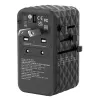 Verbatim UTA-06 100W GaN III Universalus kelioninis adapteris su 2 x USB-C PD & QC 4+ ir 2 x USB-A QC 3.0 prievadais